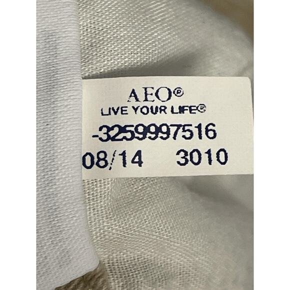 American Eagle Shorts Womens 2 Khaki Bermuda Stretch Chino Casual Pockets Tan - Picture 15 of 15